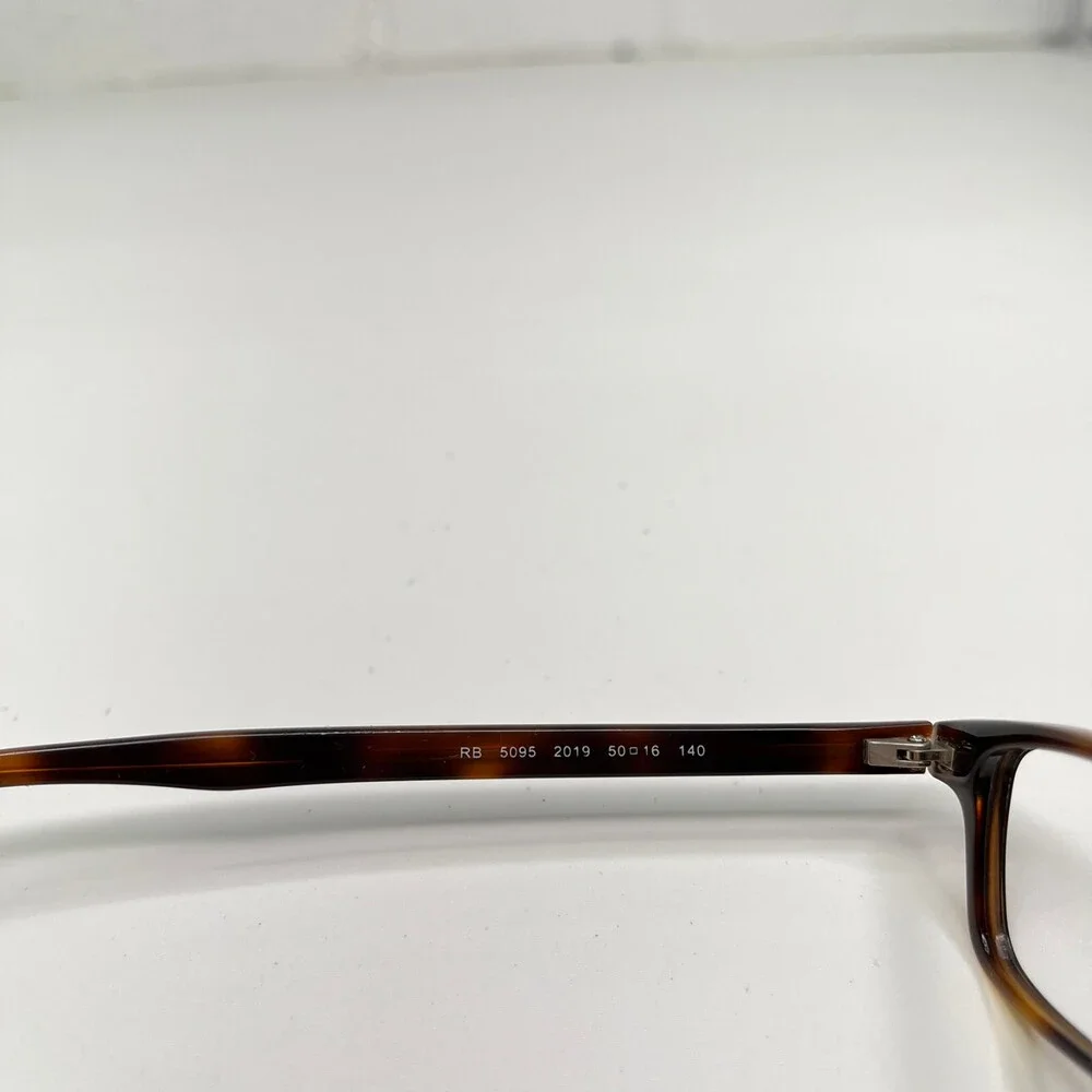 Ray-Ban Eyeglasses Womens RB 5095 2019 Brown Rectangle Frames 50-16-140 1159